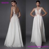 Modern White Elegant Wedding Dress Floor Length Train Wedding Dresses
