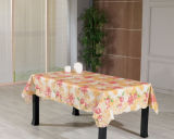 PVC Printed Tablecloth with Flannel Backing (TJ0080)