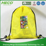 Customized 190t/210d Polyester Bag Drawstring Backpack (MECO160)