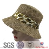 Women Seagrass Straw Hat with Decoration (GKA03-A00003)