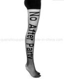 Custom Fashion Polyester Tattoo Alphabet Socks Hose Stocking