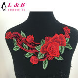 High Quality Multicolor 3D Flower Embroidery Collar for Clothes