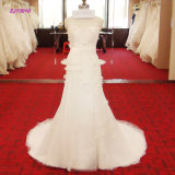 Appealing Design Over Lace Sleeveless Brida Dress with a Belt Bridal Gown