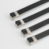 Polyester Coating Stainless Steel Wire Ties with Ear Buckles