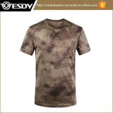Military Round Collar Short Sleeve T-Shirt