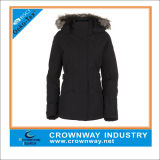 Women's Parka Goose Down Jacket with Fur on The Hood