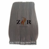 Dark Color Double Drawn Mongolian Hair Tape in Hair Extension