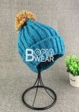 Popular Fashion OEM Plain Dotted Yarn Knitted Beanie Hat with Custom Label