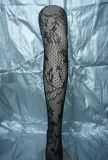 Sexy Legging Fishnet Pantyhose in Black 1973