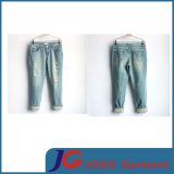 Girls Knee Scratch Boyfriend Style Cotton Jeans (JC1383)