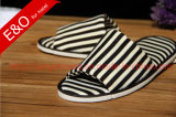 Stripes Color Simple Style Cotton Fabric Indoor Room Slippers in Market