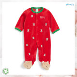 Christmas Baby Clothing Velour Baby Romper
