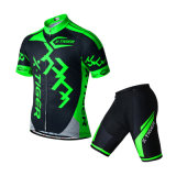 Custom Men Sublimated Short Sleeves Cycling Jersey and Shorts