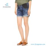 Fashion Design Women's Maternity Denim Jeans Shorts