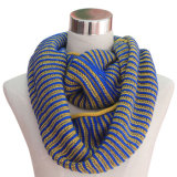 Ladies 100% Acrylic Knitted Infinity Fashion Scarf (YKY4197)