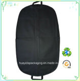 Custom Black PP Non Woven Garment Clothing Suit Packing Bags