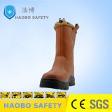 Factory Direct Cheap Price PU Sole Steel Toe Genuine Leather Waterproof Industrial Work Working Safety Boot