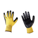 Palm Coated Nylon Nitrile Safety Gloves/ 13 Gauge Nylon Nitrile Gloves