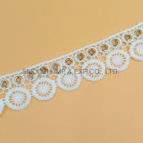 Fashion Embroidery Lace Eyelet Clothing Textile Accessories Water Soluble Fabric