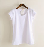 Customize Personalized 100%Cotton Women Blank Tee Shirt