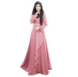 Women's Long Sleeve Dress Muslim Dress Islamic Clothes Dubai Abaya Jilbab Turkish Muslim Women Wear Robe Kaftan