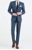 2017 Spring New Men's Fashion Plaid Leisure Business Suit