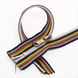 Close-End Nylon Zipper with Colored Waven Tape (5#)