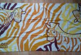 (BC-BT1020) Colorful 100% Velvet Carton Beach Towel