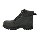 Black Genuine Leather Upper Good Year PPE Safety Boot