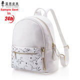 Guangzhou Factory Fashion Ladies PU Leather Backpack Girls School Backpack