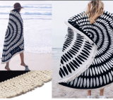 Cotton Printed Sunshade Towel Cappa Scarf Circle Beach Towel