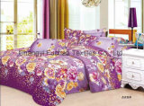 Full Size Printed Microfiber/Polyester Quilt Cover Faric Bedding Set