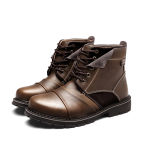 New Men's Warm Martin Boots Bandage with Cotton Men's Boots