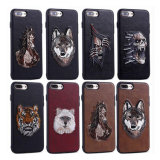 Mobile Phone Animal Embroidery Case for iPhone 7