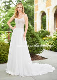 A-Line Wedding Dresses Lace Beaded Beach Garden Traveling Wedding Gown H2018126