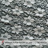 Textile Jacquard Cotton Lace Fabric (M3110)