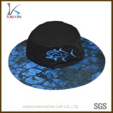 Custom Screen Printing Wide Brim Boonie Bucket Hat with Embroidery Logo