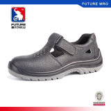 Genuine Leather Summer Safety Shoes with Steel Toe