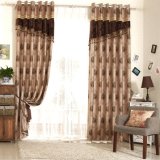 Simple Style Yarn Dyed Jacquard Fabric Curtain (MX-167)