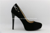 Black Sexy Fashion High Heels Women Leather Platform Shoes