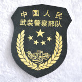 Military Custom Logo Embroidery Badge with Hot Melt Adhesive