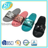 Sequin Design with EVA Sole, Slippers for Lady