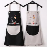 New Design Adjustable 100% Cotton Kitchen Apron and Promotion Cooking Apron with Pocket