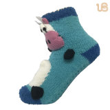 Women 3D Floor Socks with Anti Slip Sole