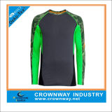 Long Sleeve Compression Dry Fit Running Shirt with Sublimation Printing