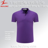 Healong OEM Sportswear Personalized Design Dye Plain Polo T-Shirt