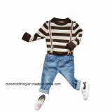 Boys' Knitted Pullover Striped Sweater