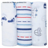 100% Cotton Infant Muslin Swaddle Blanket Sleeping Nursing Cover