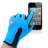 Waterproof Winter Gloves Thermal Warm Fleece Gloves Man Women Anti-Slip Water Resistant Anti-Shock Zipper Gloves