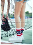 Simple Fashion Star Design Sports Breathable Women Cotton Socks